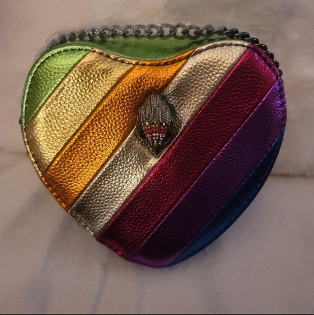 Kurt Geiger Multicolor Heart-Shaped Women's Bag